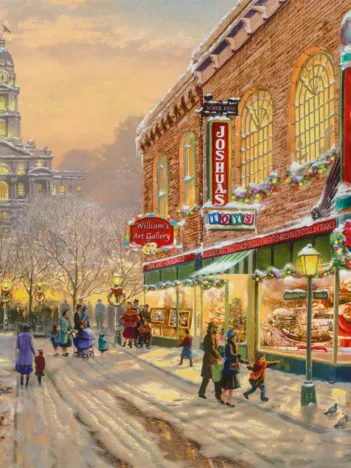 Produit Thomas Kinkade - Un souhait de Noël Image