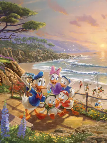 Produit Thomas Kinkade - Donald & Daisy Image