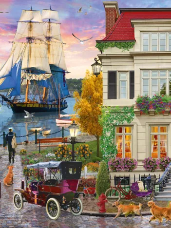 Produit Bateau dans le Port Image