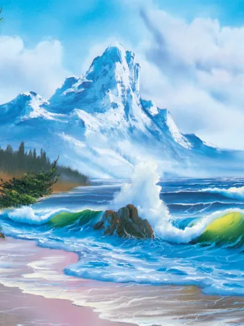 Produit Montagne au Bord de la Mer Image