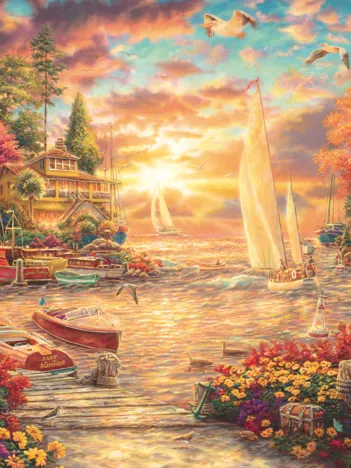 Produit Chuck Pinson - Matin sur le Lac Image