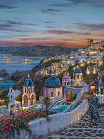 Produit Coucher de soleil à Santorin Image