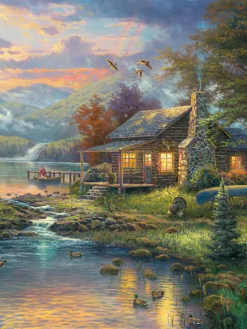 Produit Thomas Kinkade, Paradis Naturel Image