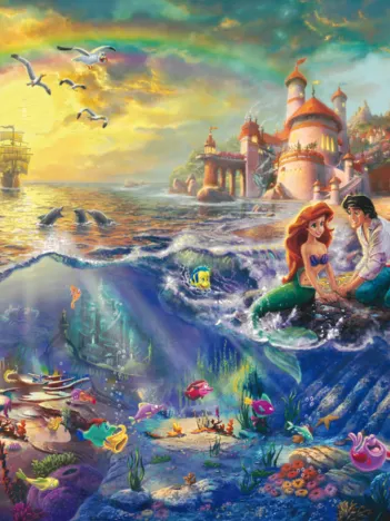 Produit Thomas Kinkade - Ariel La Petite Sirène Image