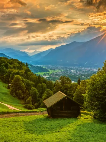 Produit Coucher de Soleil sur Wamberg Image