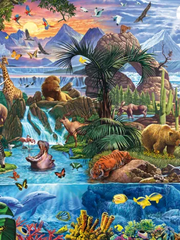 Produit Panorama de la Vie Sauvage Image