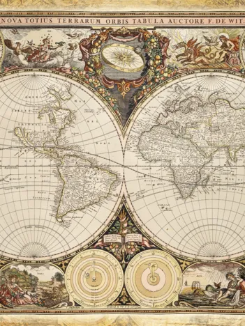 Produit Carte historique du monde Image