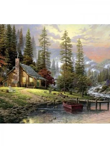 Produit Thomas Kinkade : Maison de montagne Image