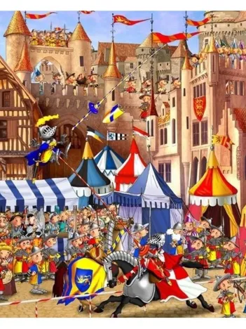 Produit Puzzle en Bois Découpé à la Main - François Ruyer - Le Tournoi Image