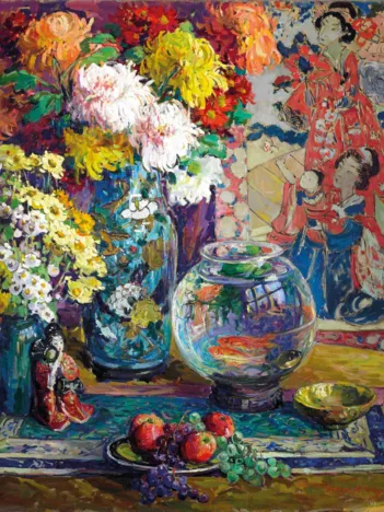 Produit Puzzle en Bois Découpé à la Main - Poissons, Fruits Et Fleurs Image