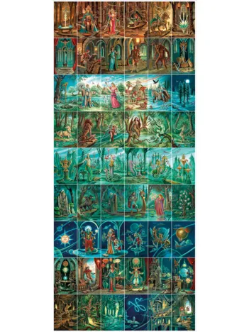 Produit Puzzle en Bois Découpé à la Main - Tarot Du Labyrinthe Image