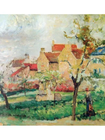 Produit Puzzle en Bois Découpé à la Main - Pissarro : Le Prunier Image