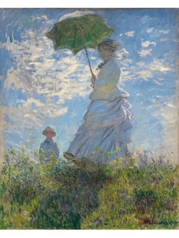 Produit Puzzle en Bois Découpé à la Main - Claude Monet : La Femme À L'Ombrelle, 1875 Image