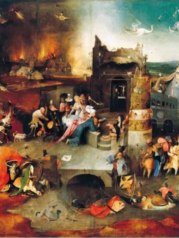 Produit Puzzle en Bois Découpé à la Main - Bosch Jérôme - La Tentation De Saint Antoine Image
