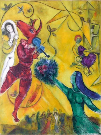 Produit Puzzle en Bois Découpé à la Main - Chagall Marc - La Danse Image