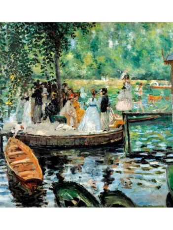 Produit Puzzle en Bois Découpé à la Main - Renoir Auguste : La Grenouillère, 1869 Image