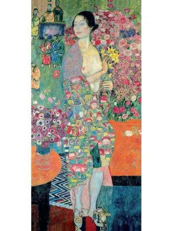 Produit Puzzle en Bois Découpé à la Main - Gustav Klimt - La Danseuse Image