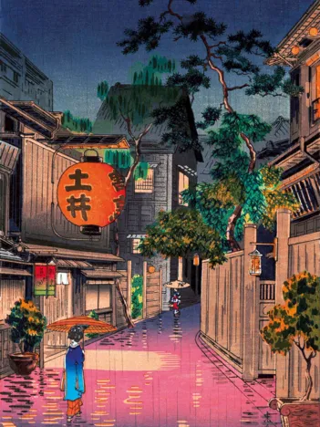 Produit Puzzle en Bois Découpé à la Main - Soirée Ushigome Image