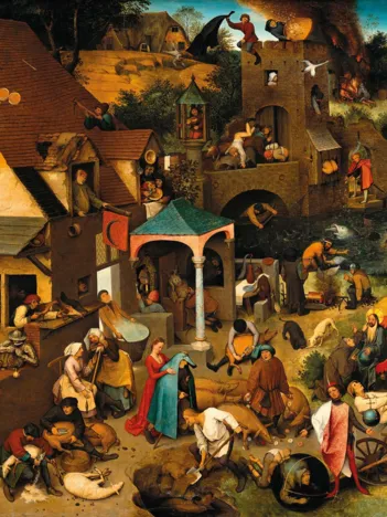 Produit Puzzle en Bois Découpé à la Main - Proverbes Flamands Image