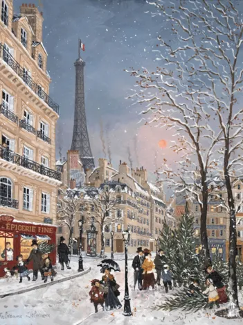 Produit Puzzle en Bois Découpé à la Main - Mi-Décembre Image