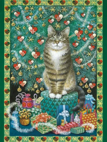 Produit Puzzle en Bois Découpé à la Main - Gemma Et Les Coeurs Norvégiens Image