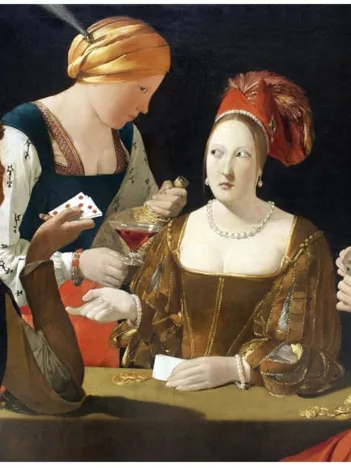 Produit Puzzle en Bois Découpé à la Main - Georges De La Tour - Le Tricheur À L'As De Carreau Image