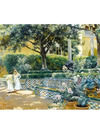 Produit Puzzle en Bois Découpé à la Main - Manuel Garcia Y Rodriguez - Les Jardins De L'Alcazar Image