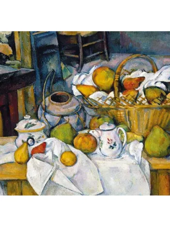 Produit Puzzle en Bois Découpé à la Main - Paul Cézanne - Nature Morte Image