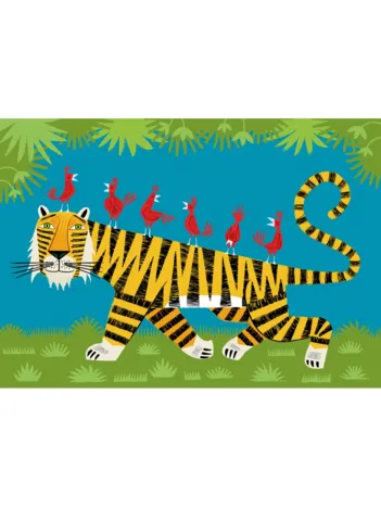 Produit Puzzle en Bois Découpé à la Main - Lake : Le Tigre Image