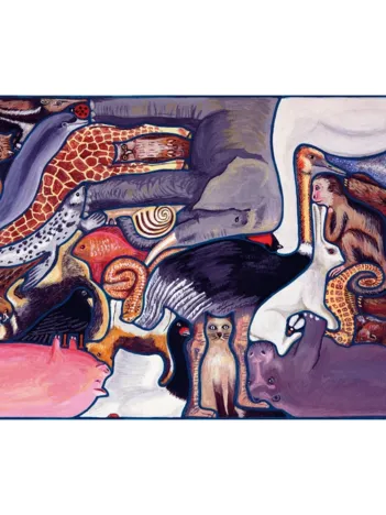 Produit Puzzle en Bois Découpé à la Main - Dolbeau : Les Animaux En Folie Image