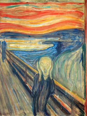 Produit Puzzle en Bois Découpé à la Main - Munch : Le Cri Image