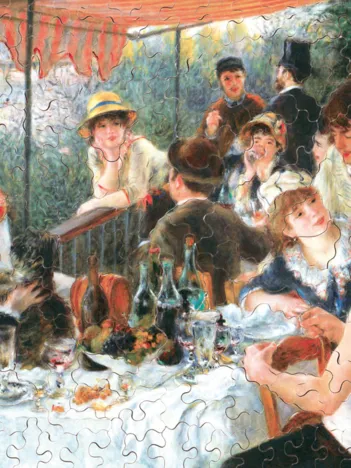 Produit Puzzle en Bois Découpé à la Main - Renoir Auguste : Le Déjeuner Des Canotiers Image
