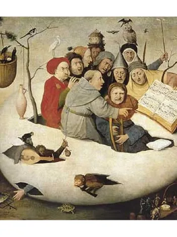 Produit Puzzle en Bois Découpé à la Main - Bosch - Le Concert Dans L'Oeuf Image