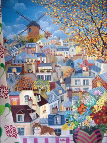 Produit Puzzle en Bois Découpé à la Main - L'Or De L'Automne Image