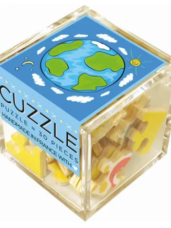 Produit Puzzle en Bois Découpé à la Main - Une Seule Planète Image