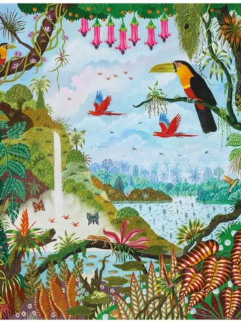 Produit Puzzle en Bois Découpé à la Main - Alain Thomas: Jardin D'Eden Image