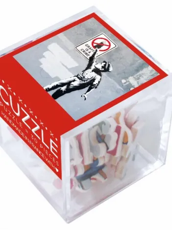 Produit Puzzle en Bois Découpé à la Main - Graffiti Is A Crime Image