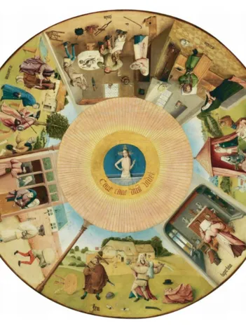 Produit Puzzle en Bois Découpé à la Main - Bosch - Les 7 Pêchers Capitaux Image