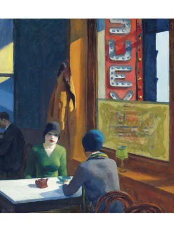 Produit Puzzle en Bois Découpé à la Main - Edward Hopper - Chop Suey Image