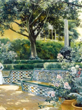 Produit Puzzle en Bois Découpé à la Main - Les Jardins De L'Alcazar Image