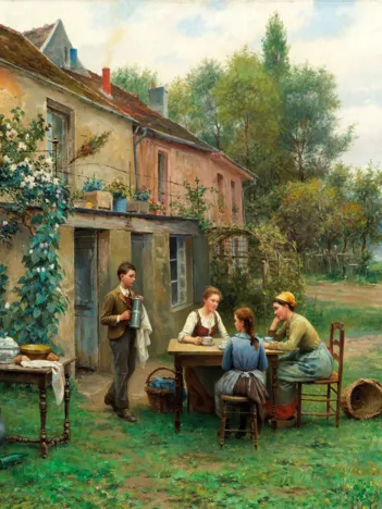 Produit Puzzle en Bois Découpé à la Main - Café Dans Le Jardin Image