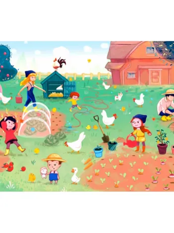 Produit Puzzle en Bois Découpé à la Main - Famille Potiron Image