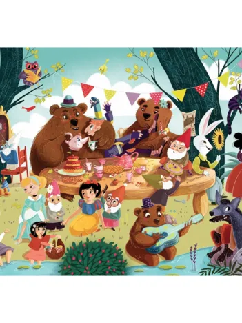 Produit Puzzle en Bois Découpé à la Main - Il Était Une Fois... Image