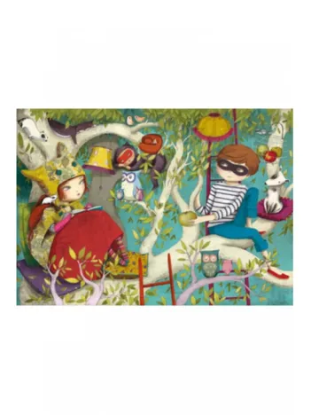 Produit Puzzle en Bois Découpé à la Main - Lebot : La Lecture Image