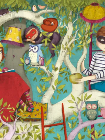 Produit Puzzle en Bois Découpé à la Main - La Lecture Image