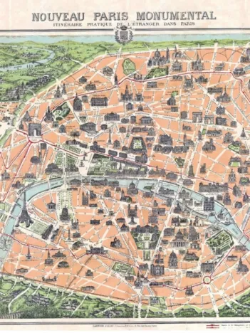 Produit Puzzle en Bois Découpé à la Main - Plan Nouveau Paris Monumental Image