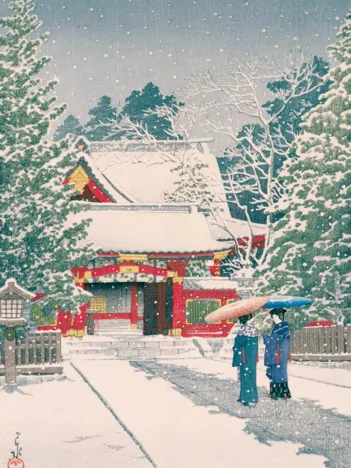 Produit Puzzle en Bois Découpé à la Main - Neige A Hie-Jinja Image