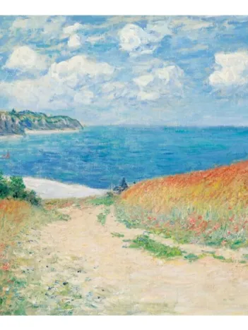 Produit Puzzle en Bois Découpé à la Main - Claude Monet - Chemin Dans Les Blés, 1882 Image
