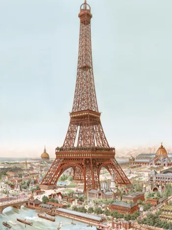 Produit Puzzle en Bois Découpé à la Main - La Tour Eiffel Image