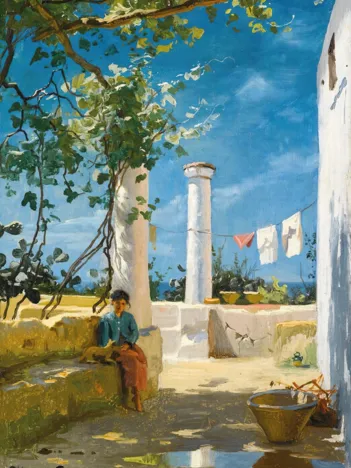 Produit Puzzle en Bois Découpé à la Main - Été À Capri Image